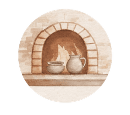 Carefully fired icon